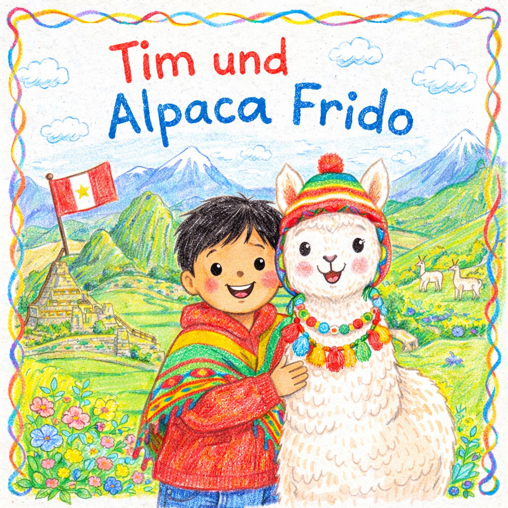 Tim und Alpaca Frido